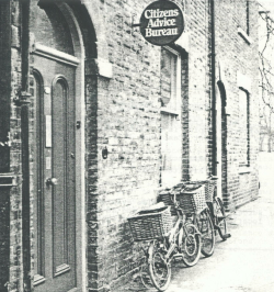 Cambridge CAB office in 1983